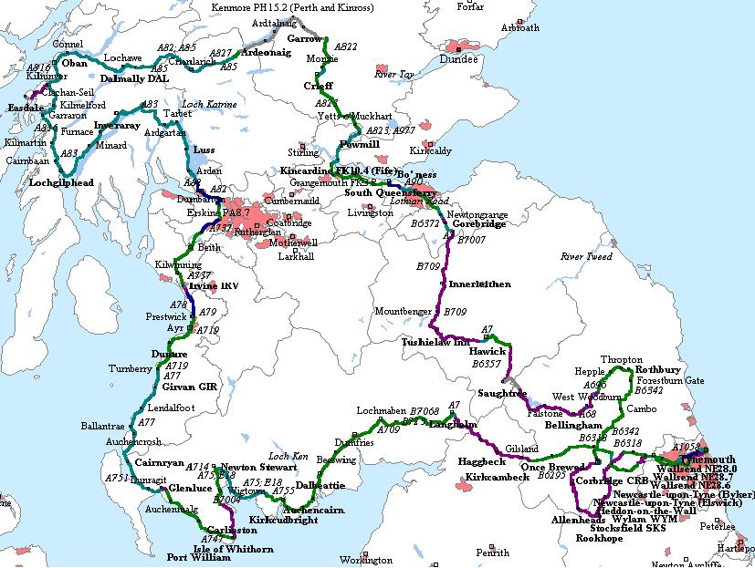 Schotland Route